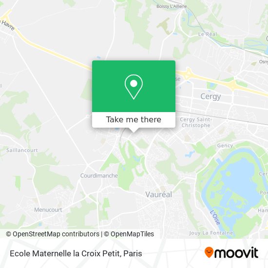 Ecole Maternelle la Croix Petit map