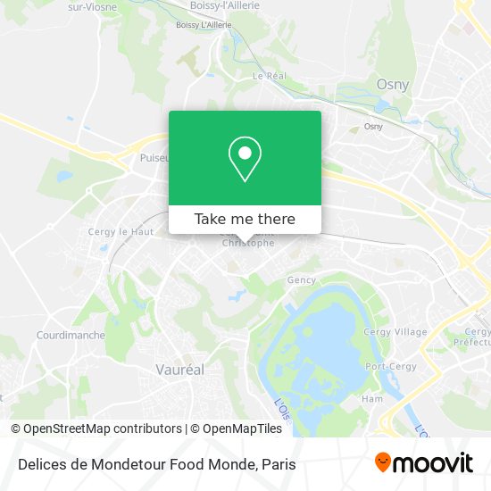 Mapa Delices de Mondetour Food Monde