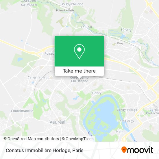 Conatus Immobilière Horloge map