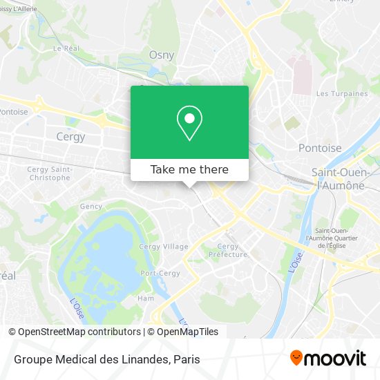 Groupe Medical des Linandes map