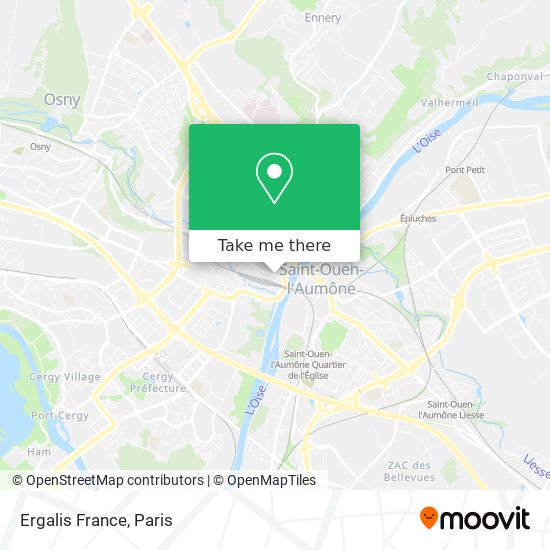 Mapa Ergalis France