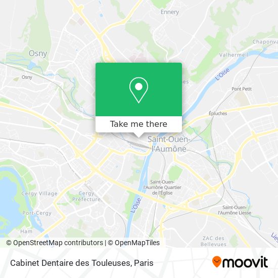Cabinet Dentaire des Touleuses map