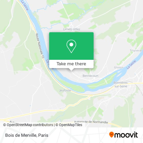 Mapa Bois de Merville