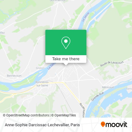 Mapa Anne-Sophie Darcissac-Lechevallier