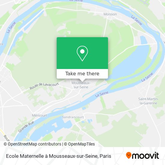 Ecole Maternelle à Mousseaux-sur-Seine map