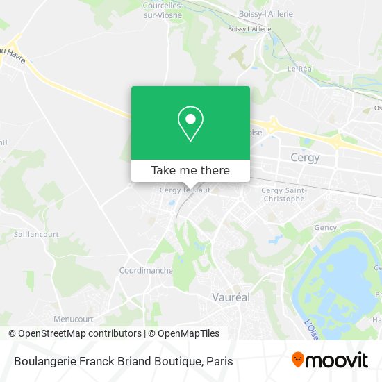 Boulangerie Franck Briand Boutique map