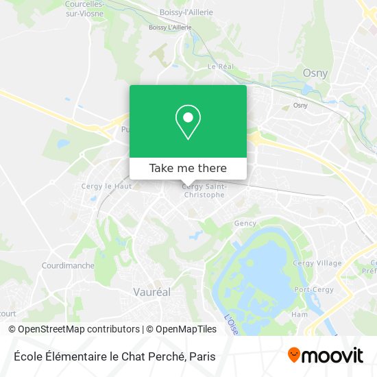 Mapa École Élémentaire le Chat Perché