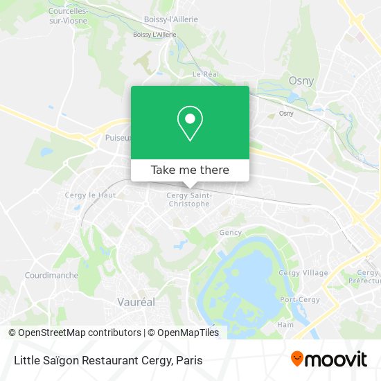 Little Saïgon Restaurant Cergy map