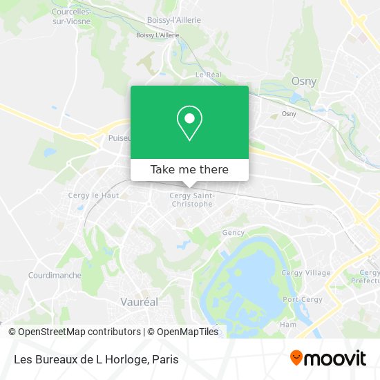 Mapa Les Bureaux de L Horloge