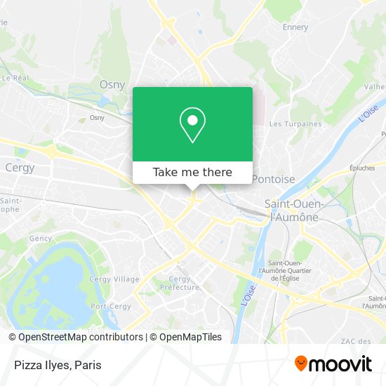 Pizza Ilyes map