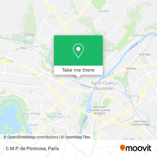 Mapa C.M.P. de Pontoise