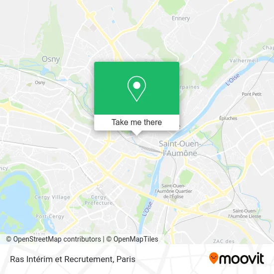 Ras Intérim et Recrutement map