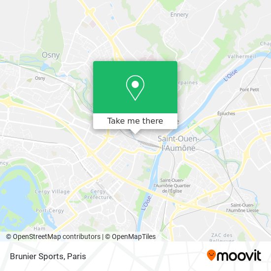 Mapa Brunier Sports