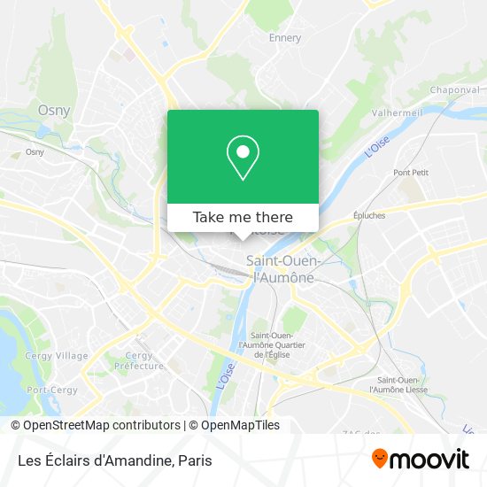 Les Éclairs d'Amandine map