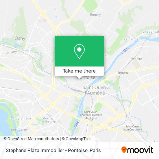Stéphane Plaza Immobilier - Pontoise map