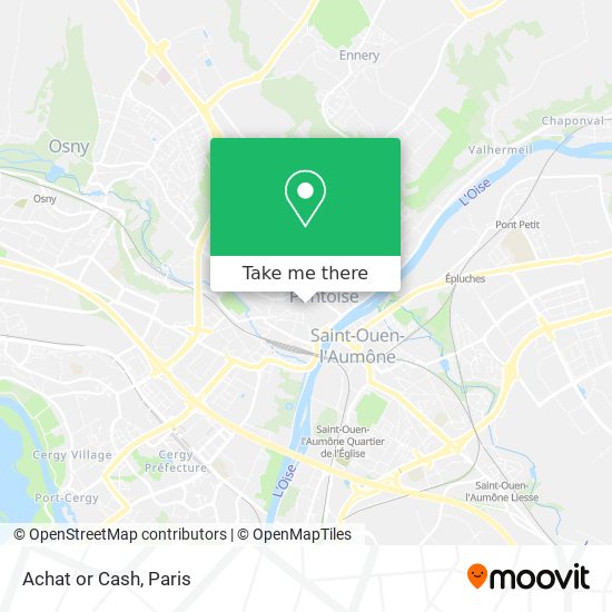 Achat or Cash map