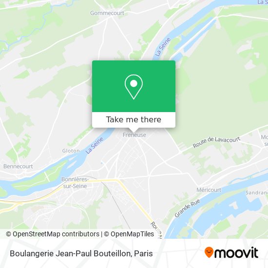 Mapa Boulangerie Jean-Paul Bouteillon