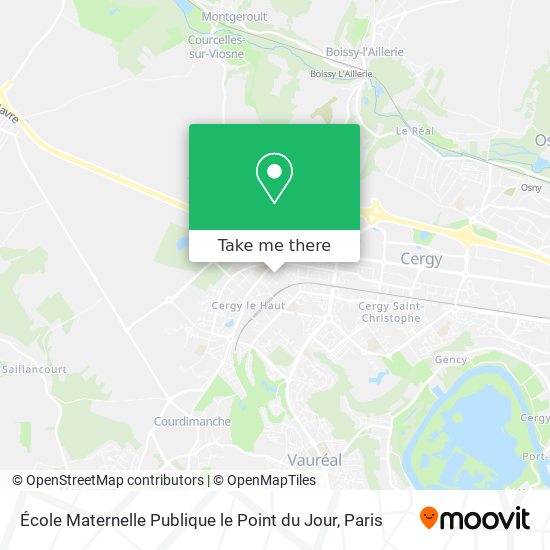 Mapa École Maternelle Publique le Point du Jour