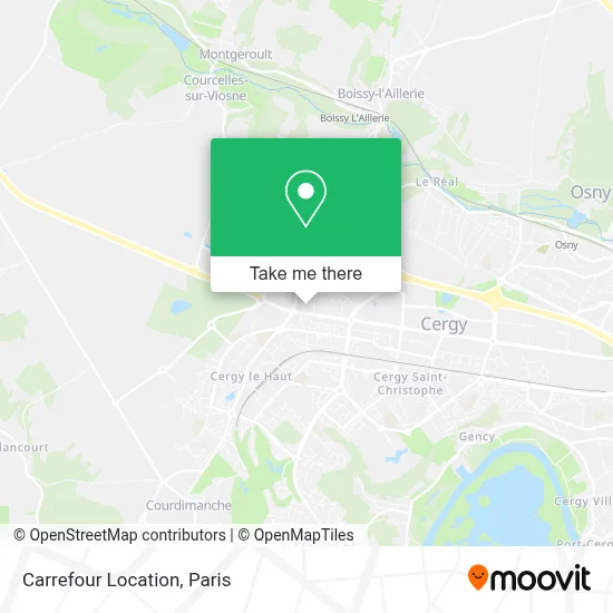 Carrefour Location map