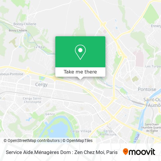 Mapa Service Aide.Ménagères Dom : Zen Chez Moi