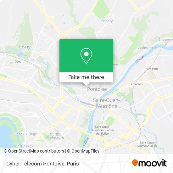 Cyber Telecom Pontoise map