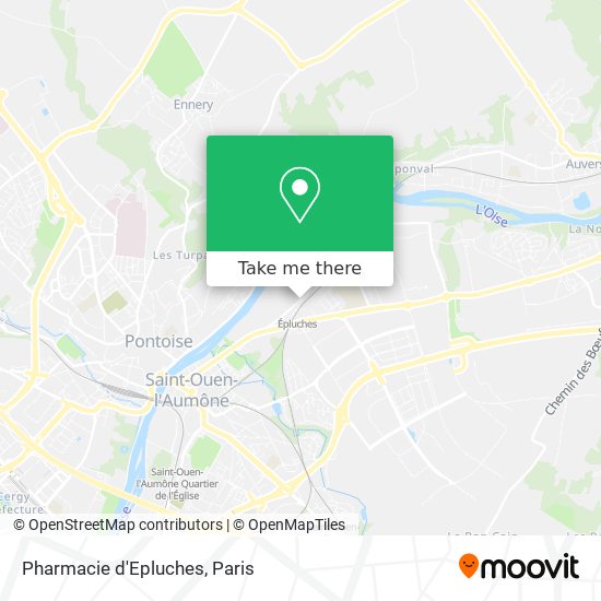 Mapa Pharmacie d'Epluches