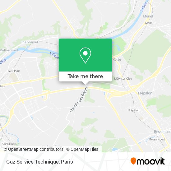 Gaz Service Technique map
