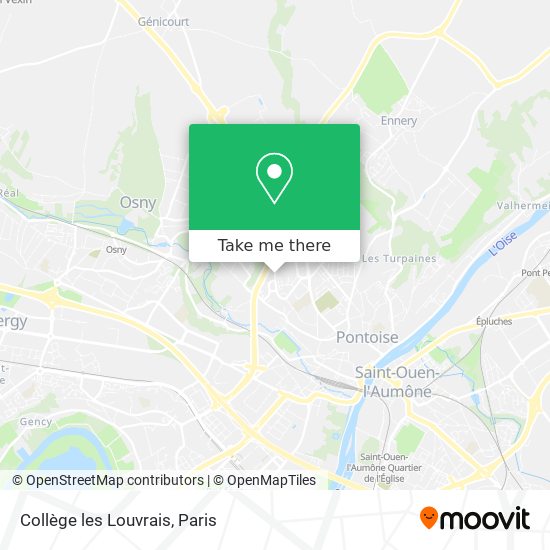 Collège les Louvrais map