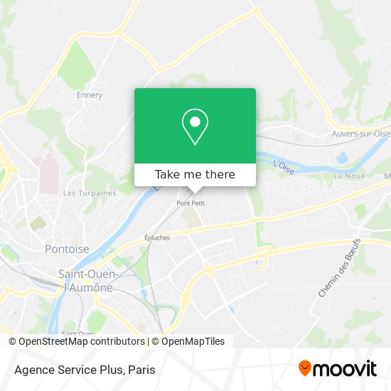 Agence Service Plus map