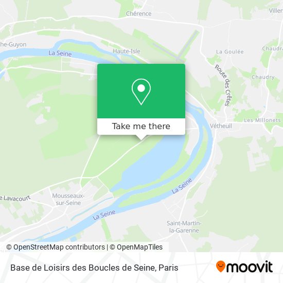 Base de Loisirs des Boucles de Seine map