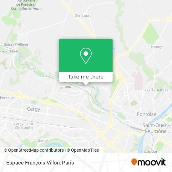 Espace François Villon map