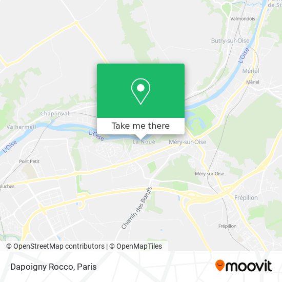 Dapoigny Rocco map