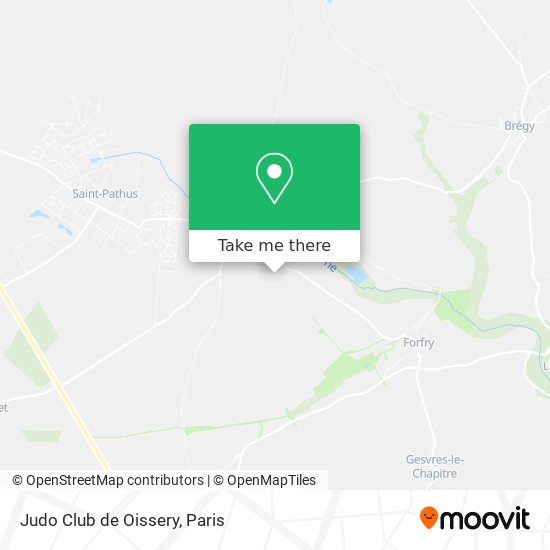 Judo Club de Oissery map