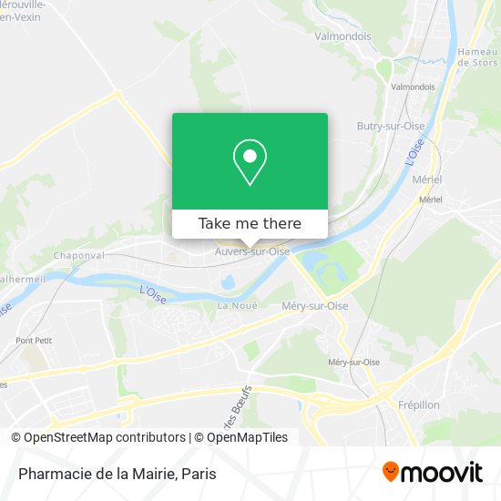 Mapa Pharmacie de la Mairie