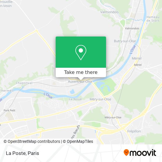 La Poste map