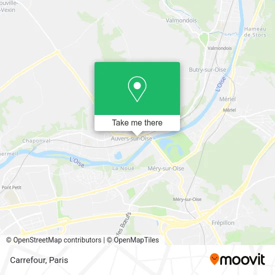 Carrefour map
