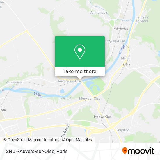 SNCF-Auvers-sur-Oise map