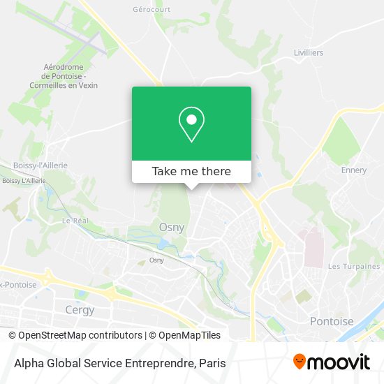 Mapa Alpha Global Service Entreprendre