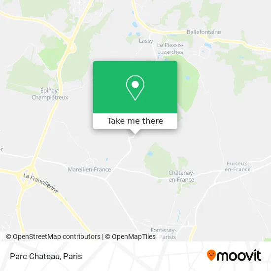 Parc Chateau map