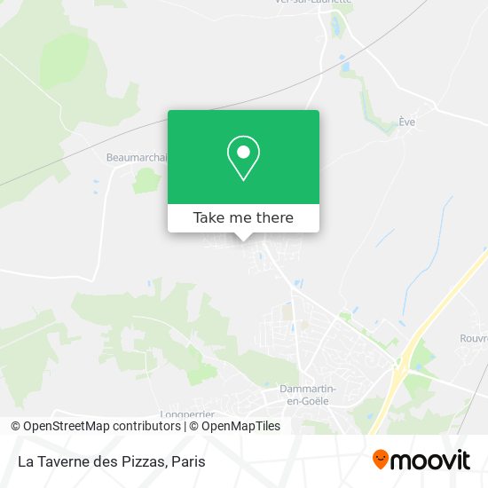 La Taverne des Pizzas map