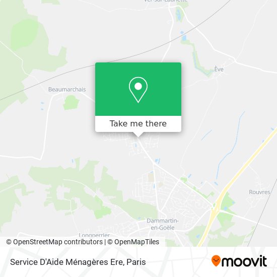 Service D'Aide Ménagères Ere map