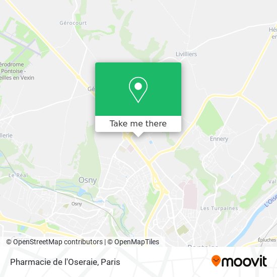 Mapa Pharmacie de l'Oseraie