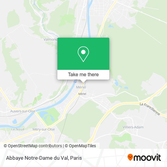 Mapa Abbaye Notre-Dame du Val