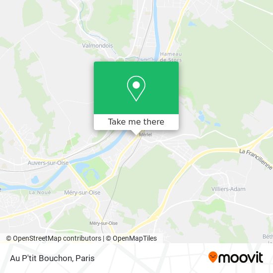 Mapa Au P'tit Bouchon