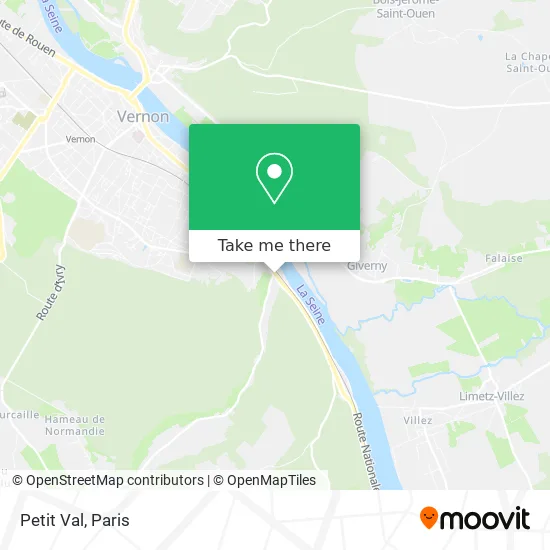 Petit Val map