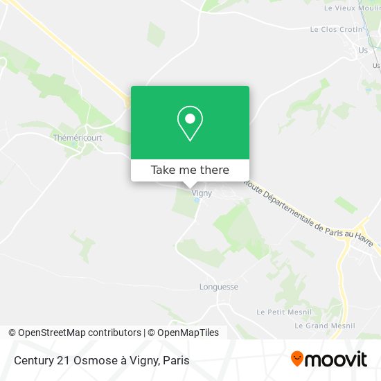 Century 21 Osmose à Vigny map