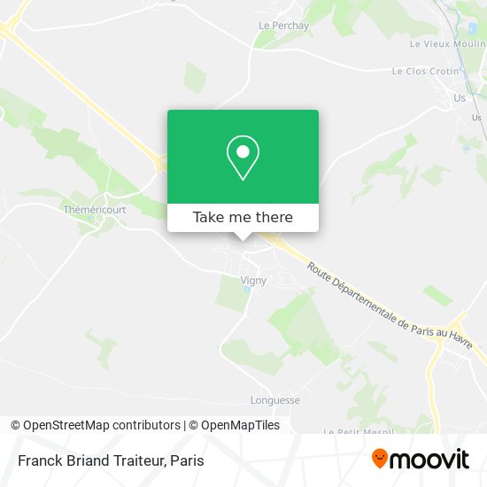 Mapa Franck Briand Traiteur