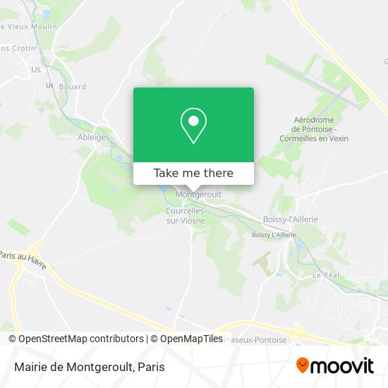 Mapa Mairie de Montgeroult