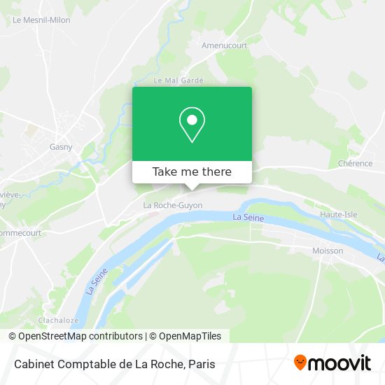 Cabinet Comptable de La Roche map