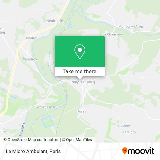 Mapa Le Micro Ambulant